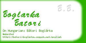 boglarka batori business card
